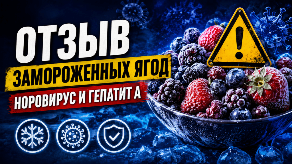 Отзыв продуктов Замороженные ягоды