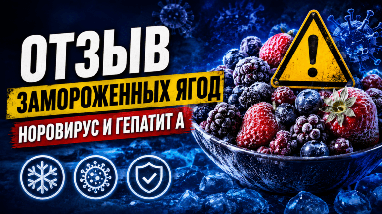 Отзыв продуктов Замороженные ягоды